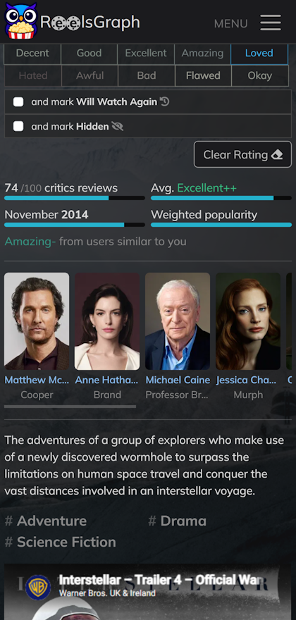 ReelsGraph mobile screenshot 1