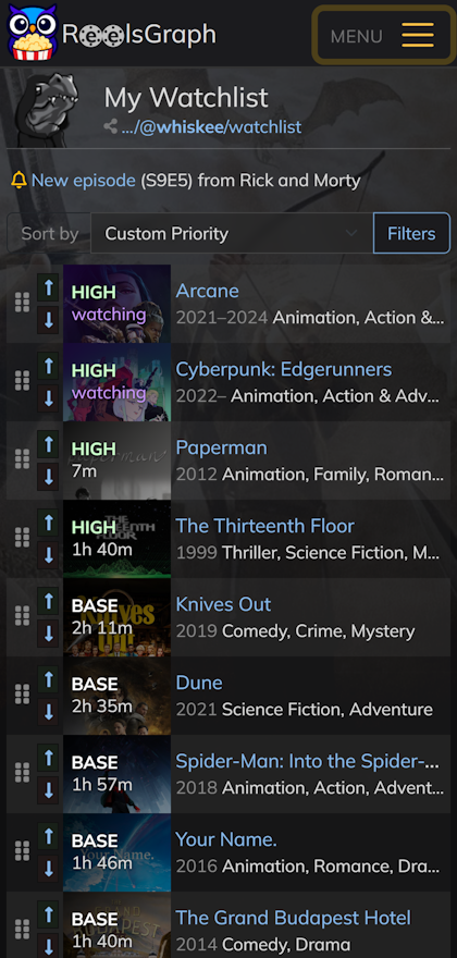ReelsGraph mobile screenshot 2